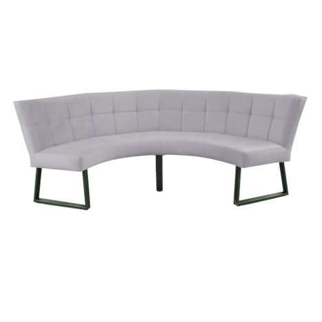 Eetkamerbank - Amsterdam - stof Element grijs 03 - geschikt voor tafel 150 cm