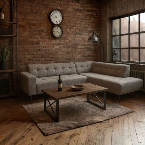 Hoekbank Bovino open eind rechts - Bella 55 - 2,00 x 2,55 mtr breed