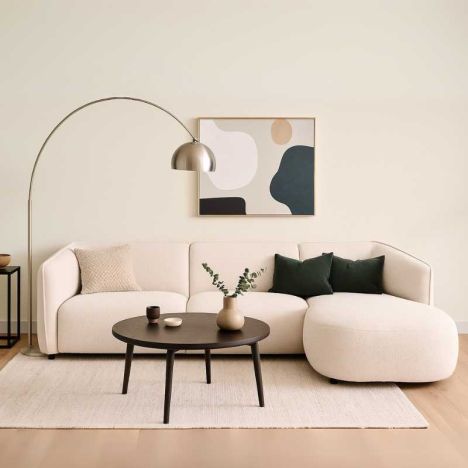 Hoekbank Lesoir chaise longue rechts - Quelle 3 - 1,50 x 2,79 mtr breed