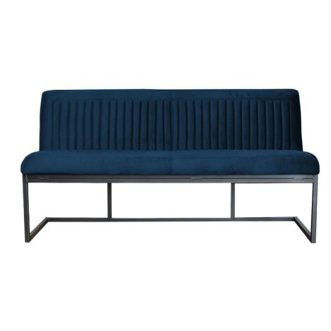 Eetkamerbank - Lara - stof Element blauw 13 - 140 cm