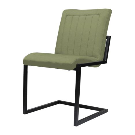 Eetkamerstoel - Lara - stof Element lichtgroen 11
