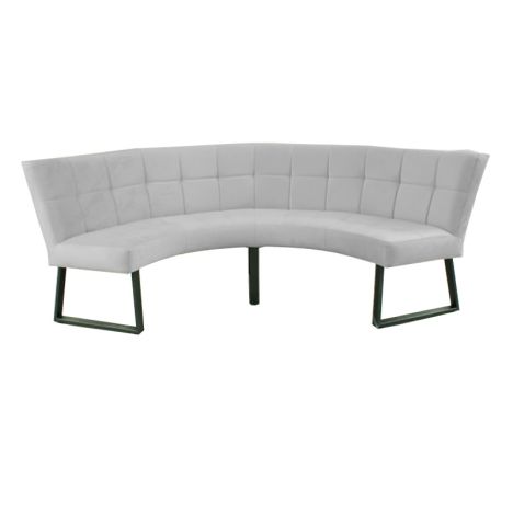 Eetkamerbank - Amsterdam - stof Element lichtgrijs 04 - geschikt voor tafel 150 cm