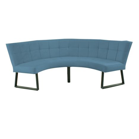 Eetkamerbank - Amsterdam - stof Element petrol 14 - geschikt voor tafel 130 cm