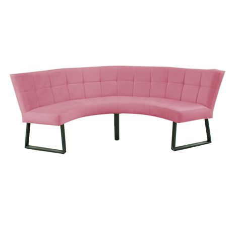 Eetkamerbank - Amsterdam - stof Element roze 10 - geschikt voor tafel 130 cm