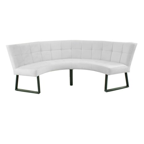 Eetkamerbank - Amsterdam - stof Element steengrijs 24 - geschikt voor tafel 150 cm
