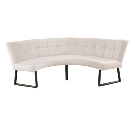 Eetkamerbank - Amsterdam - stof Element zand 17 - geschikt voor tafel 130 cm