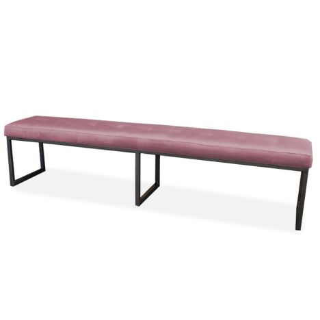 Eetkamerbank - Atlanta - stof Element roze 10 - 140 cm