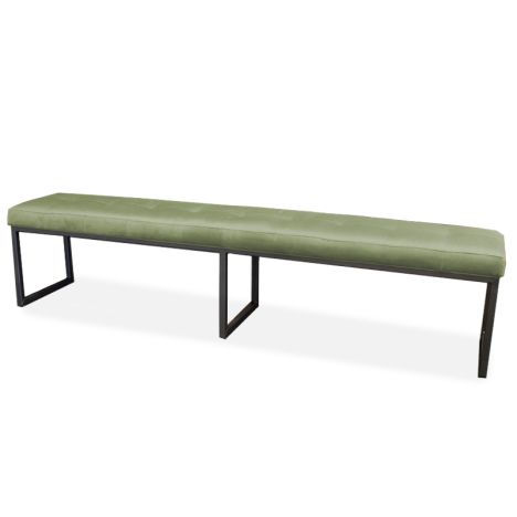 Eetkamerbank - Atlanta - stof Element lichtgroen 11 - 160 cm