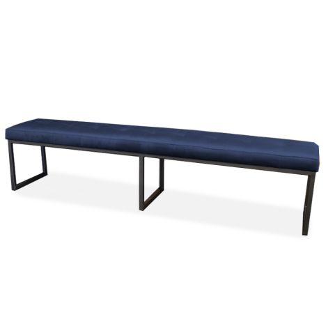 Eetkamerbank - Atlanta - stof Element blauw 13 - 160 cm