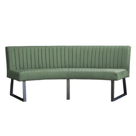 Eetkamerbank - Hengelo - stof Element lichtgroen 11 - geschikt voor ovale tafel 200 cm