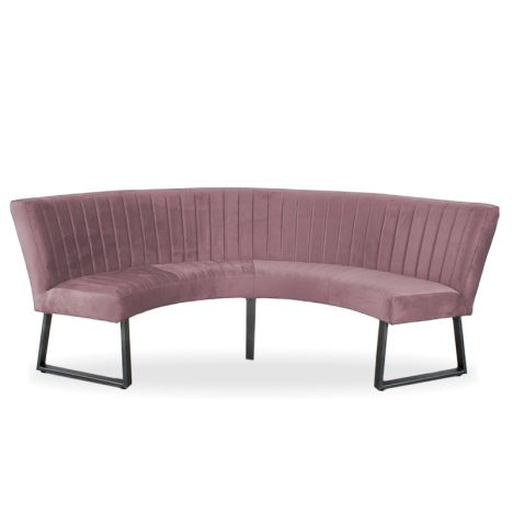 Eetkamerbank - Hengelo - stof Element roze 10 - geschikt voor tafel 130 cm