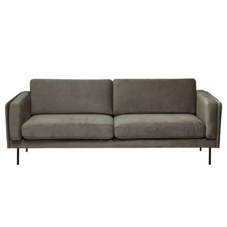 2,5 zitsbank - Bossa - velours Juke taupe 12