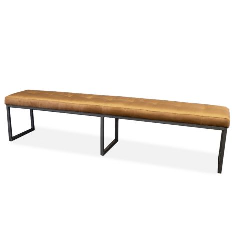 Eetkamerbank - Atlanta - stof Element bruin 07 - 160 cm