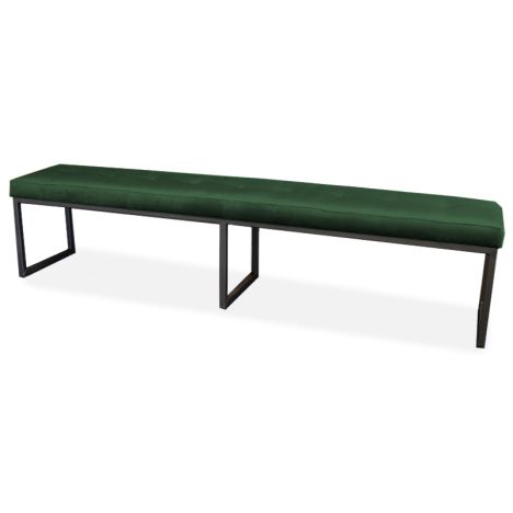 Eetkamerbank - Atlanta - stof Element groen 12 - 140 cm