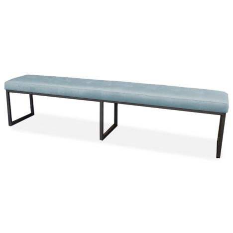 Eetkamerbank - Atlanta - stof Element lichtblauw 16 - 140 cm