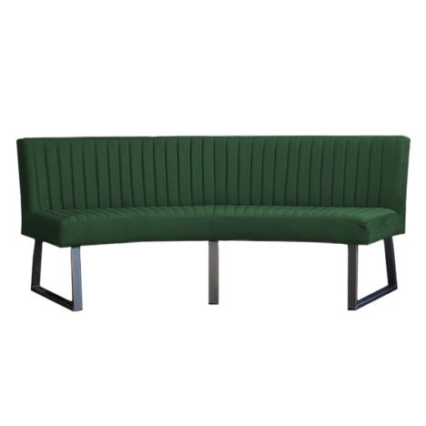 Eetkamerbank - Hengelo - stof Element groen 12 - geschikt voor ovale tafel 240 cm
