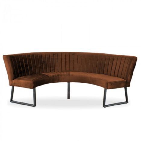 Eetkamerbank - Hengelo - stof Element bruin 07 - geschikt voor tafel 150 cm