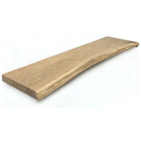 Boomstam tafelblad - Massief Eiken onbehandeld - Dikte 5 cm - Diverse maten