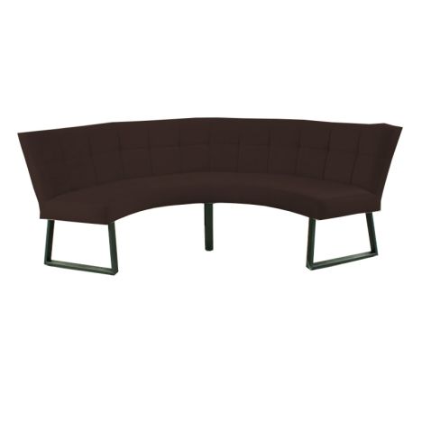 Eetkamerbank - Amsterdam - stof Element antraciet 02 - geschikt voor tafel 150 cm