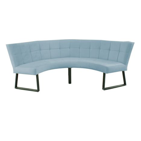 Eetkamerbank - Amsterdam - stof Element lichtblauw 16 - geschikt voor tafel 130 cm