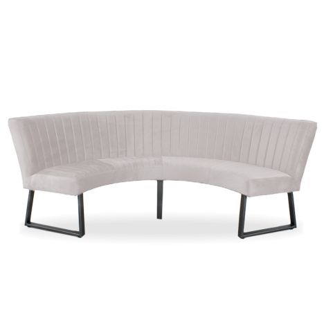 Eetkamerbank - Rondo - geschikt voor tafel 130 cm - stof Element zand 17