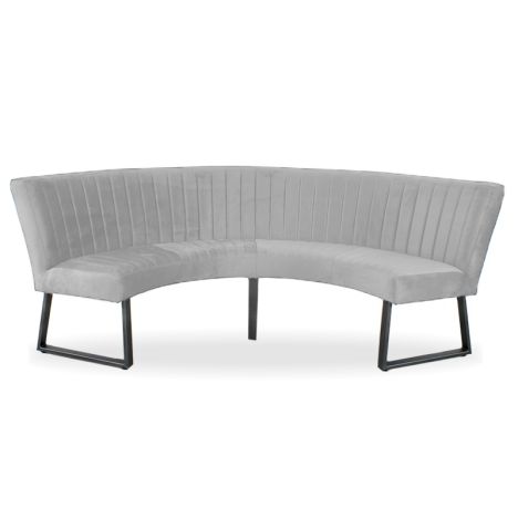 Eetkamerbank - Rondo - geschikt voor tafel 150 cm - stof Element steengrijs 24