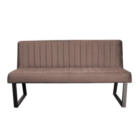 Eetkamerbank - Hengelo - stof Element grijsbruin 05 - 140 cm