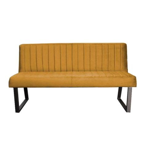 Eetkamerbank - Hengelo - stof Element goud 08 - 140 cm