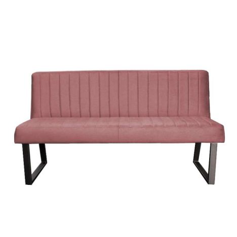 Eetkamerbank - Hengelo - stof Element roze 10 - 140 cm