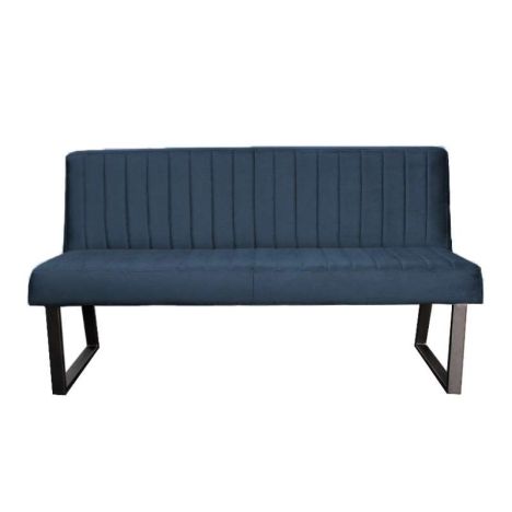 Eetkamerbank - Hengelo -  stof Element blauw 13 - 140 cm