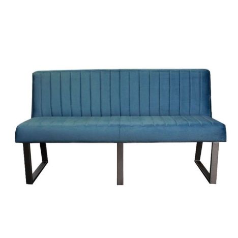Eetkamerbank - Hengelo - stof Element petrol 14 - 160 cm