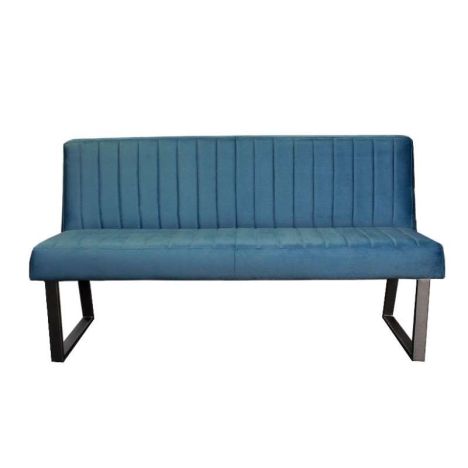 Eetkamerbank - Hengelo - stof Element petrol 14 - 140 cm