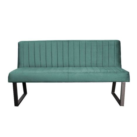 Eetkamerbank - Hengelo - stof Element turquoise 15 - 140 cm