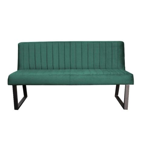 Eetkamerbank - Hengelo - stof Element bosgroen 20 - 140 cm