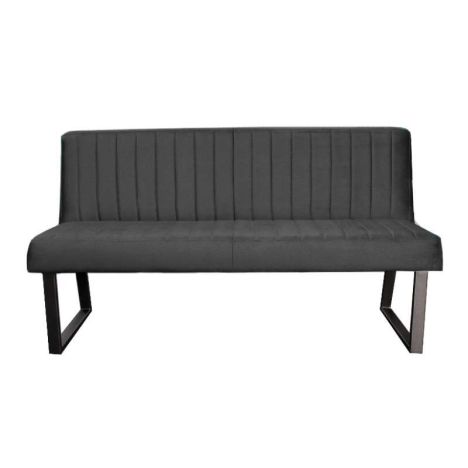 Eetkamerbank - Hengelo - stof Element donkergrijs 22 - 140 cm