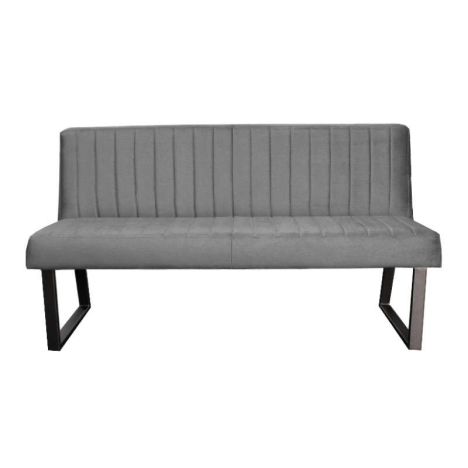 Eetkamerbank - Hengelo - stof Element cementgrijs 23 - 140 cm