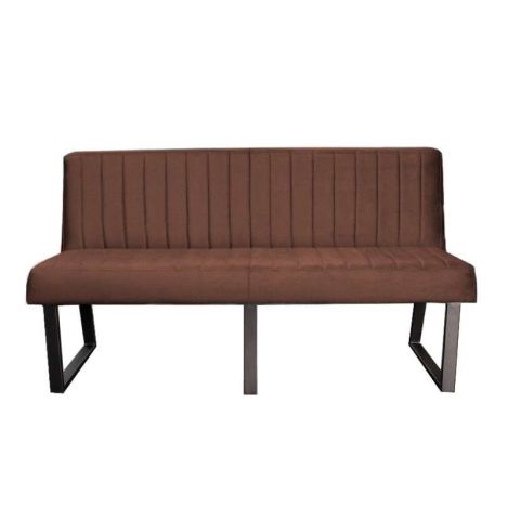 Eetkamerbank - Hengelo - stof Element donkerbruin 25 - 240 cm