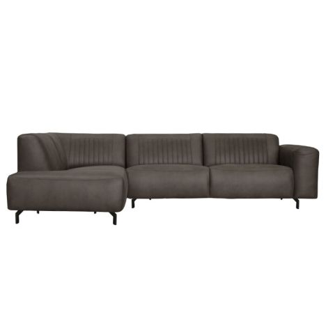 Hoekbank - Bolero - links - stof Kentucky antraciet 01