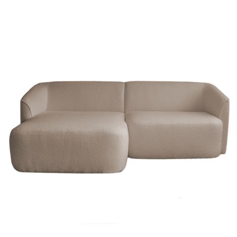 Hoekbank - Evora - links - stof now or never beige 03