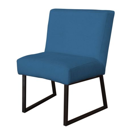 Eetkamerstoel - Rotterdam - geschikt voor ronde tafel - stof Element azure 21