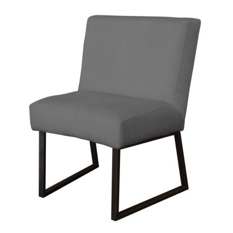 Eetkamerstoel - Rotterdam - geschikt voor ronde tafel - stof Element cementgrijs 23