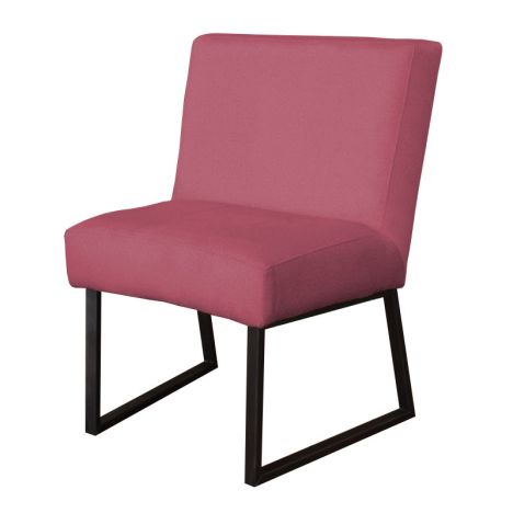 Eetkamerstoel - Rotterdam - geschikt voor ronde tafel - stof Element roze 10