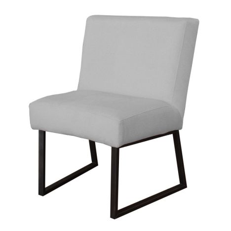 Eetkamerstoel - Rotterdam - geschikt voor ronde tafel - stof Element steengrijs 24