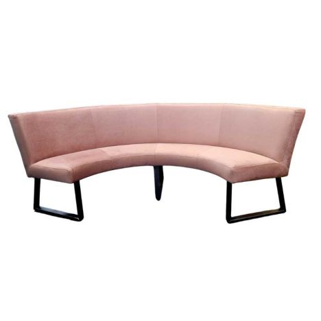 Eetkamerbank - Rotterdam - geschikt voor tafel 130 cm - stof Element lichtroze 18