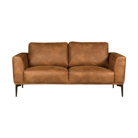 2 zitsbank - Tulp - leer Colorado cognac 03