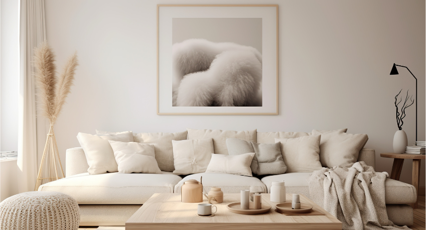 Kunstwerken en fotolijsten